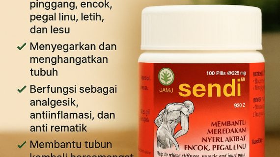 ✅ Atasi Sakit Pinggang & Pegal Linu Secara Alami dengan Borobudur Herbal Sendi 100 Pil