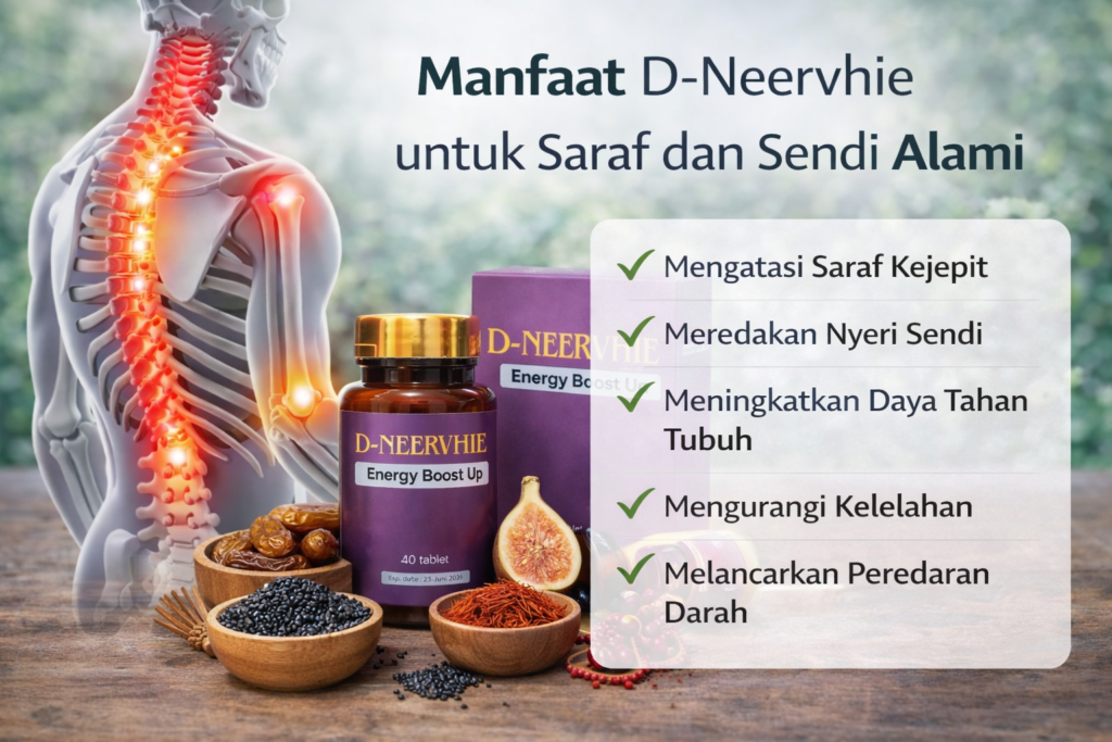 manfaat dneervhie untuk saraf dan sendi alami