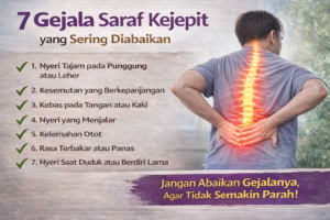 7 Gejala Saraf Kejepit yang Sering Diabaikan
