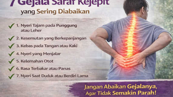 7 Gejala Saraf Kejepit yang Sering Diabaikan